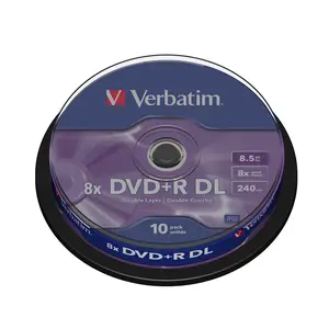 DVD+R Double Layer 8,5GB 8x silber 10er Spindel DVD+R Double Layer 8,5GB 8x silber 10er Spindel
