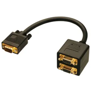 Splitter VGA plug/2x socket 0,2m Splitter VGA plug/2x socket 0,2m