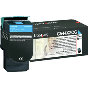 Toner C544X2CG ca. 4000 Seiten cyan