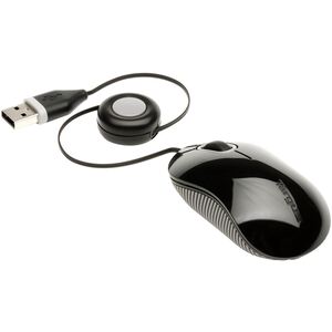 Maus 3-Tasten kabelgebunden USB 1000 dpi Schwarz/Grau