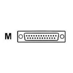 Terminalcable RS232 25pin plug/plug 3m Terminalcable RS232 25pin plug/plug 3m