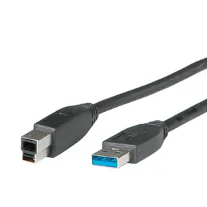 USB3.0 Anschlusskabel Stecker A/Stecker B schwarz 3m USB3.0 Anschlusskabel Stecker A/Stecker B schwarz 3m