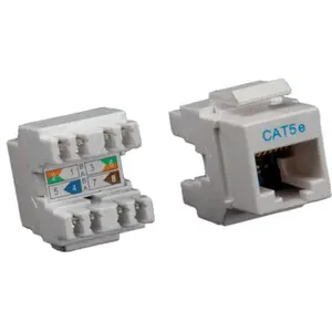 Cat.5e Keystone RJ-45 ungeschirmt lichtgrau Cat.5e Keystone RJ-45 ungeschirmt lichtgrau