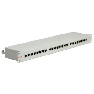 48,3 cm (19'')Patchpanel Modular 1HE Cat.5e STP 24P grau 48,3 cm (19'')Patchpanel Modular 1HE Cat.5e STP 24P grau
