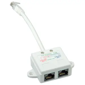T-Adapter RJ45 1xST/2xBU UTP Cat6e T-Adapter RJ45 1xST/2xBU UTP Cat6e