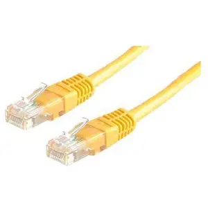 Patchkabel RJ-45 U/UTP Cat6 Gelb 2m Patchkabel RJ-45 U/UTP Cat6 Gelb 2m