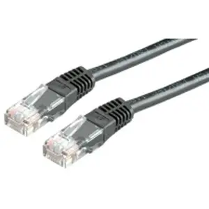 Patch cable RJ-45 S/FTP Cat6 black 3m Patch cable RJ-45 S/FTP Cat6 black 3m