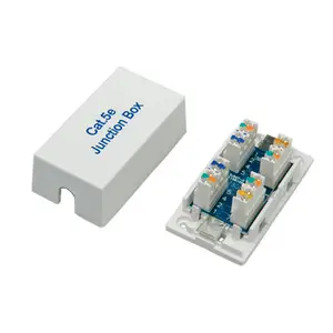 Junction Box Cat. 5e, UTP ungeschirmt Kunststoff weiß Junction Box Cat. 5e, UTP ungeschirmt Kunststoff weiß