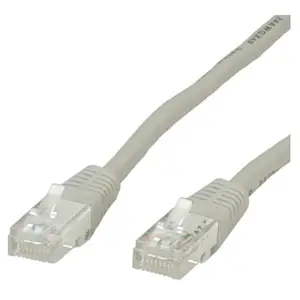 Patch cable RJ-45 U/UTP Cat6 grey 3m Patch cable RJ-45 U/UTP Cat6 grey 3m
