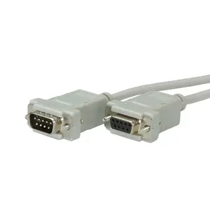 RS232 cable plug/socket D-Sub 9/9-pol. grey 1,8m RS232 cable plug/socket D-Sub 9/9-pol. grey 1,8m