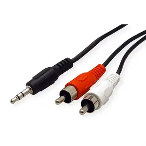 Audiocable cinch 3,5mm plug/2x Cinch plug ca. 10m Audiocable cinch 3,5mm plug/2x Cinch plug ca. 10m
