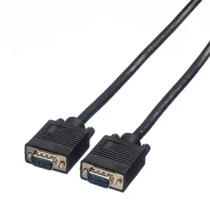 VGA-displaycable HD15 plug/plug doppelt shielded black 2m VGA-displaycable HD15 plug/plug doppelt shielded black 2m