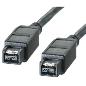 Firewire Anschlusskabel 9pin Stecker/9pin Stecker Schwarz 1,8m Firewire Anschlusskabel 9pin Stecker/9pin Stecker Schwarz 1,8m