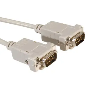 RS-232 Anschlusskabel D-Sub 9-pol. Stecker/D-Sub 9-pol. Stecker grau 1,8m RS-232 Anschlusskabel D-Sub 9-pol. Stecker/D-Sub 9-pol. Stecker grau 1,8m
