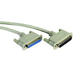 RS232 connectioncable 25pol plug/socket grey 1,8m RS232 connectioncable 25pol plug/socket grey 1,8m
