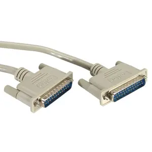RS232 cable plug/plug D-Sub 25-pol. grey 3m RS232 cable plug/plug D-Sub 25-pol. grey 3m