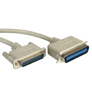 Paralleldruckerkabel D-Sub 25pol Stecker/Centronics 36pol Stecker grau 1,8m Paralleldruckerkabel D-Sub 25pol Stecker/Centronics 36pol Stecker grau 1,8m