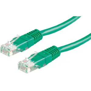 Patchkabel RJ-45 U/UTP Cat6 Grün 0,3m Patchkabel RJ-45 U/UTP Cat6 Grün 0,3m