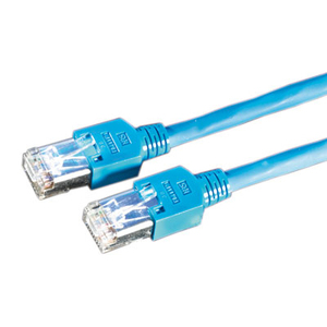 Patch cable RJ-45 S/FTP Cat5e blue 10m