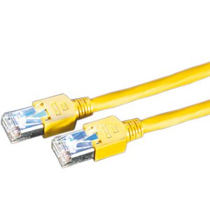 Patchkabel RJ-45 S/FTP Cat5e Gelb 2m