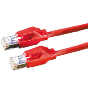 Patch cable RJ-45 S/FTP Cat6 red 15m