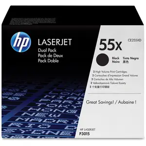 Toner CE255XD ca. je 12500 Seiten schwarz Twinpack Toner CE255XD ca. je 12500 Seiten schwarz Twinpack