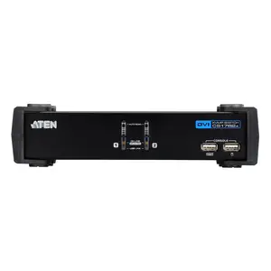 DVI KVM Switch CS1762A mit Audio, USB, 2-fach, Desktop, mit Anschlusskabeln DVI KVM Switch CS1762A mit Audio, USB, 2-fach, Desktop, mit Anschlusskabeln