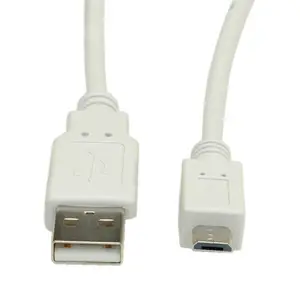 USB2.0 Kabel Typ A Stecker/Micro USB Stecker weiß 1,8m USB2.0 Kabel Typ A Stecker/Micro USB Stecker weiß 1,8m