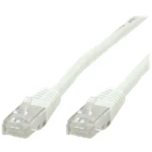 Patch cable RJ-45 U/UTP Cat6 White 1m Patch cable RJ-45 U/UTP Cat6 White 1m