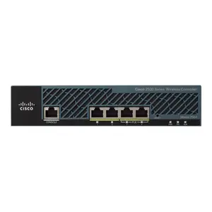 2504 Wireless Controller 50-AP (max. erweiterbar bis 75 AP ), 4x10/100/1000 RJ45, Single Power Supply 27,1 cm breit 1HE 2504 Wireless Controller 50-AP (max. erweiterbar bis 75 AP ), 4x10/100/1000 RJ45, Single Power Supply 27,1 cm breit 1HE