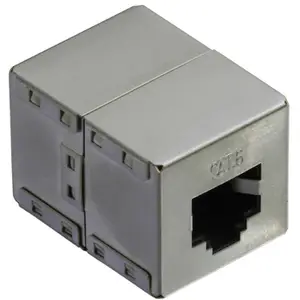 RJ-45 Kupplung Kat6 STP silber RJ-45 Kupplung Kat6 STP silber