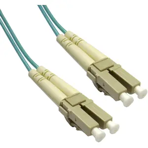 LWL Duplexkabel 50/125µm LC/LC türkis 3m LWL Duplexkabel 50/125µm LC/LC türkis 3m