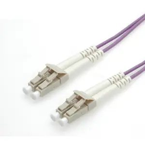 LWL Duplexkabel 50/125µm LC/LC violett 5m LWL Duplexkabel 50/125µm LC/LC violett 5m