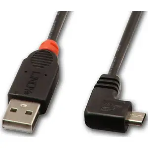 USB2.0 connectioncable Typ A/Micro-B 90° gewinkelt 0,5m USB2.0 connectioncable Typ A/Micro-B 90° gewinkelt 0,5m