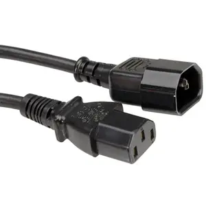Apparate-connection cable plug/socket black 0,5m Apparate-connection cable plug/socket black 0,5m