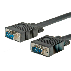 cable VGA plug/plug black 3m