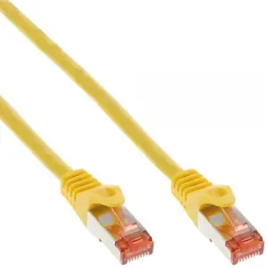 Patchkabel RJ-45 S/FTP Cat6 Gelb 1 m Patchkabel RJ-45 S/FTP Cat6 Gelb 1 m
