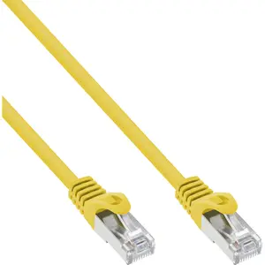 Patchkabel, F/UTP, Cat.5e, gelb, 3m Patchkabel, F/UTP, Cat.5e, gelb, 3m