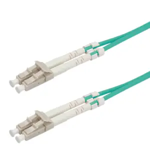 LWL Duplexkabel 50/125µm LC/LC türkis 10m LWL Duplexkabel 50/125µm LC/LC türkis 10m