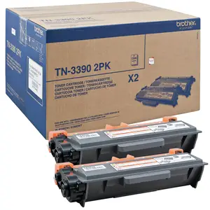 Toner TN3390 je 12000 Seiten schwarz Twin Pack Toner TN3390 je 12000 Seiten schwarz Twin Pack
