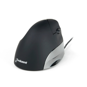 Vertical Mouse USB Schwarz/Silber