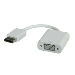 DisplayPort auf VGA Adapter Stecker/Buchse Weiß DisplayPort auf VGA Adapter Stecker/Buchse Weiß