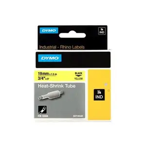RhinoPRO Heat shrink tubing Polyolefin-Schrumpfschläuche 19mmx1,5m schwarz auf gelb RhinoPRO Heat shrink tubing Polyolefin-Schrumpfschläuche 19mmx1,5m schwarz auf gelb