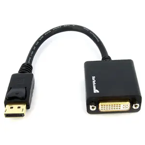StarTech DisplayPort/DVI adaptor plug/socket black 0,15 m StarTech DisplayPort/DVI adaptor plug/socket black 0,15 m