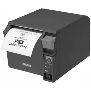 Epson TM-T70II Bondrucker, Thermodirekt, 7 Punkte/mm (180dpi), Medienbreite (max): 80mm, Rollendurchmesser (max.): 83mm, Geschwindigkeit (max.): 250mm/Sek., USB, RS232, ESC/POS, inkl.: Netzteil, Netzkabel (EU), Epson TM-T70II Bondrucker, Thermodirekt, 7 Punkte/mm (180dpi), Medienbreite (max): 80mm, Rollendurchmesser (max.): 83mm, Geschwindigkeit (max.): 250mm/Sek., USB, RS232, ESC/POS, inkl.: Netzteil, Netzkabel (EU),