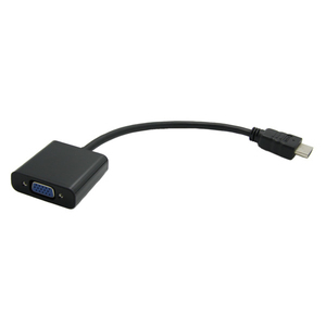 HDMI-VGA Adapterkabel HDMI Stecker/VGA Buchse schwarz