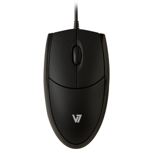 Full Size Mouse Optisch USB Schwarz 3 Tasten