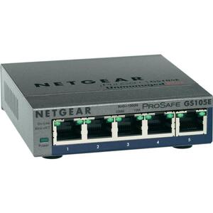 ProSafe Plus GS105Ev2 Gigabit Ethernet Switch 5x10/100/1000