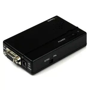 StarTech VGA to Composite/S-Video converter/adaptor black StarTech VGA to Composite/S-Video converter/adaptor black