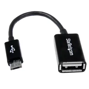 StarTech adaptor Micro USB to USB plug/socket 0,12m black StarTech adaptor Micro USB to USB plug/socket 0,12m black